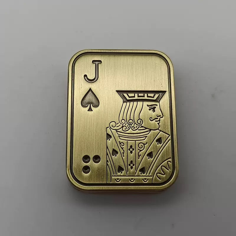 playing card fidget slider